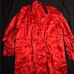 Morgan Taylor Vibrant Red Satin Jacket